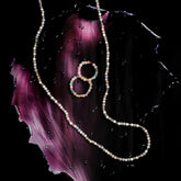 Summer Gold bracelet with Amazonite and 14k yellow gold